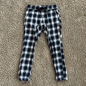 Cotton On Plaid Jogger Lounge Pants Mens Size XS
